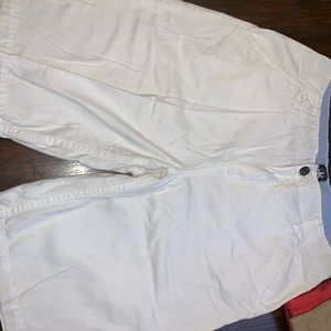 Size 20 Mens shorts. Khaki and cream color